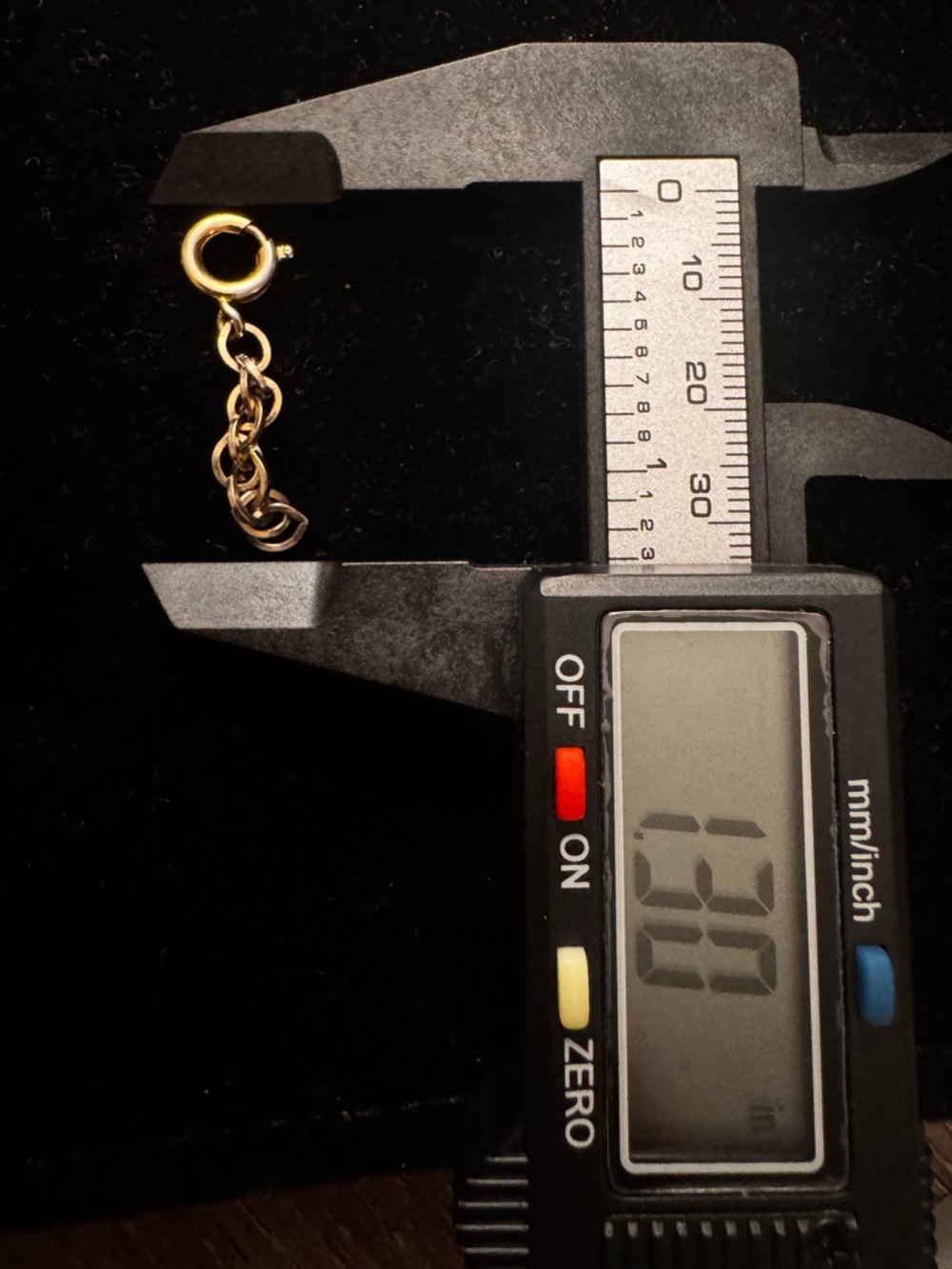 Gold Filled Chain Extender with Spring Ring
